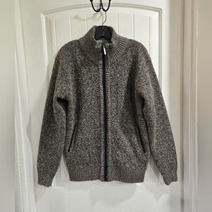 Kristen Blake Knit Wool Blend Sweater Jacket Zip-Up Men's Size M Vintage